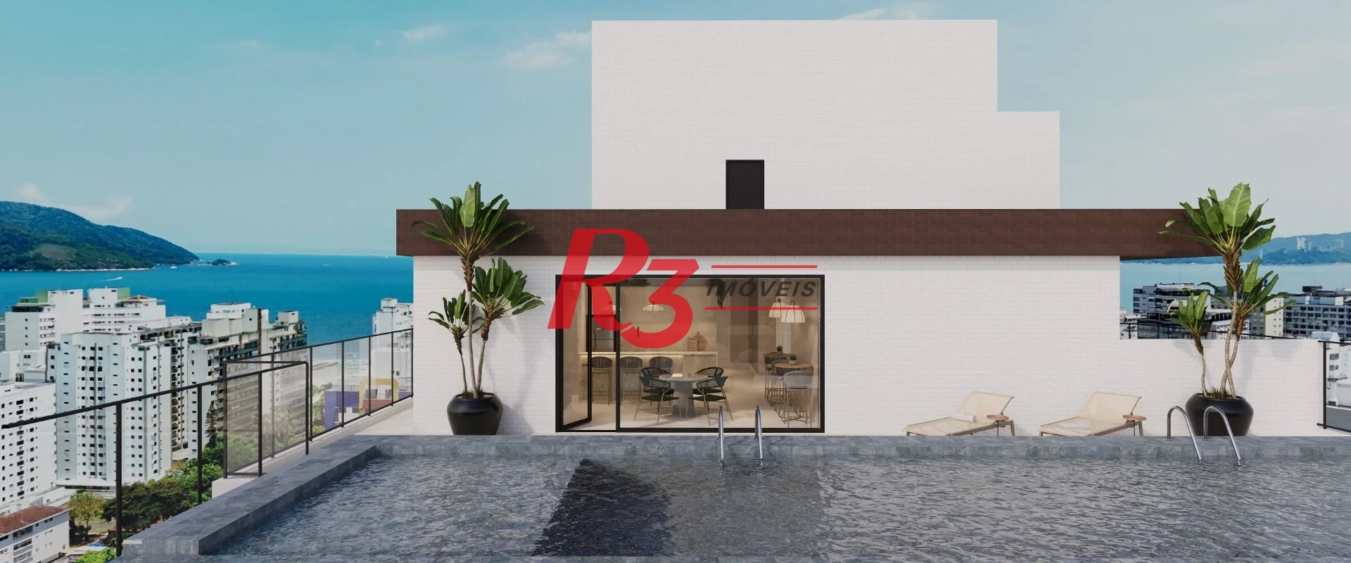 Apartamento com 2 dormitórios à venda, 107 m² por R$ 1.430.000,00 - Boqueirão - Santos/SP