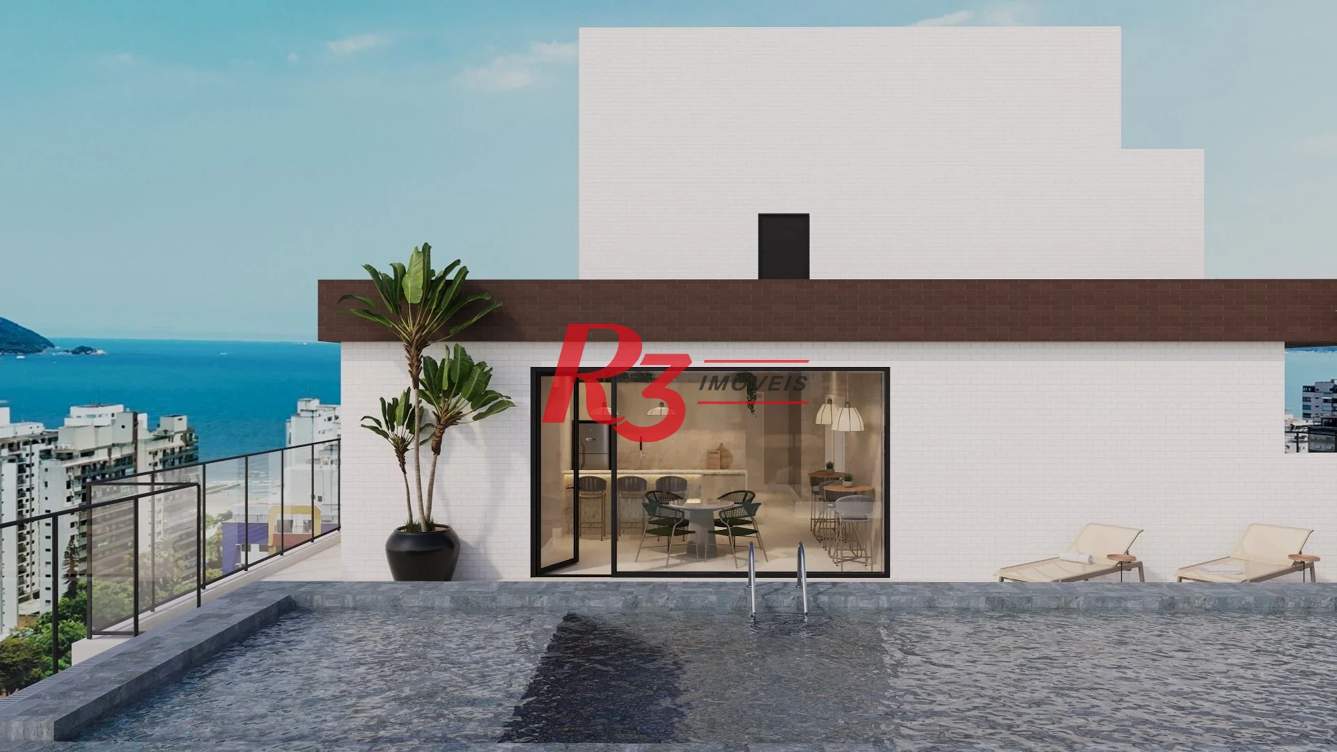 Apartamento com 2 dormitórios à venda, 107 m² por R$ 1.430.000,00 - Boqueirão - Santos/SP