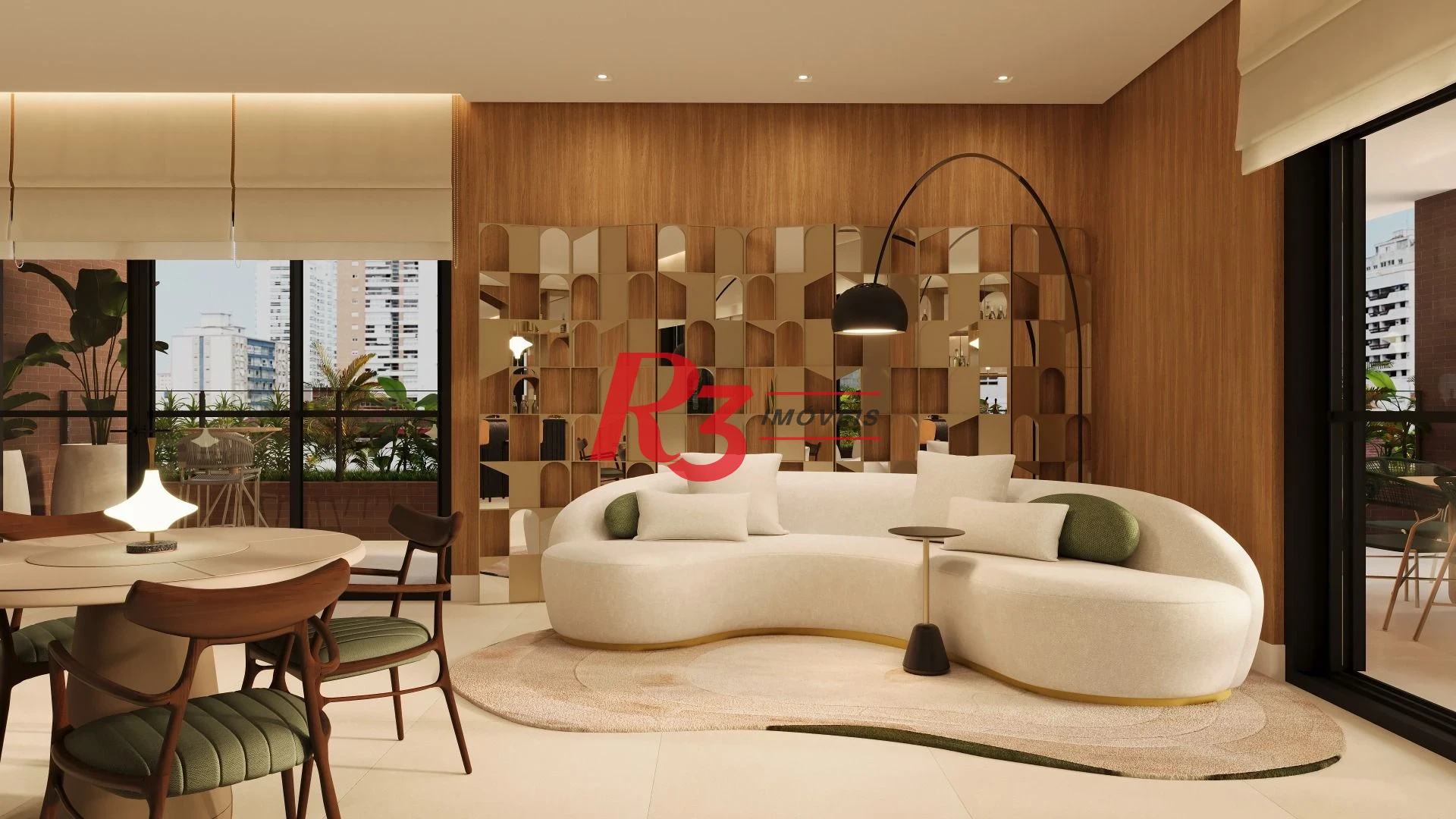 Apartamento com 2 dormitórios à venda, 107 m² por R$ 1.430.000,00 - Boqueirão - Santos/SP