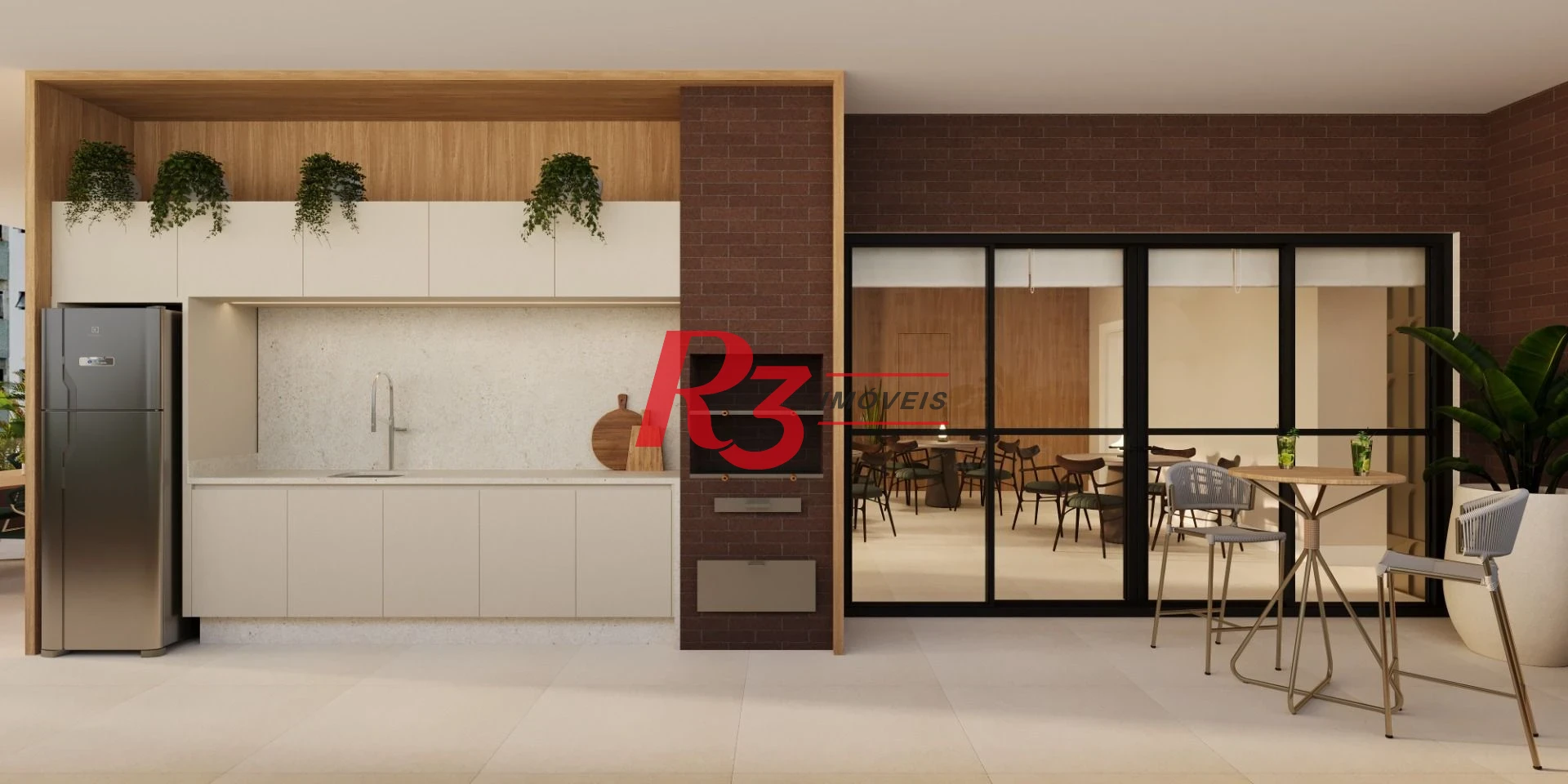 Apartamento com 2 dormitórios à venda, 107 m² por R$ 1.430.000,00 - Boqueirão - Santos/SP