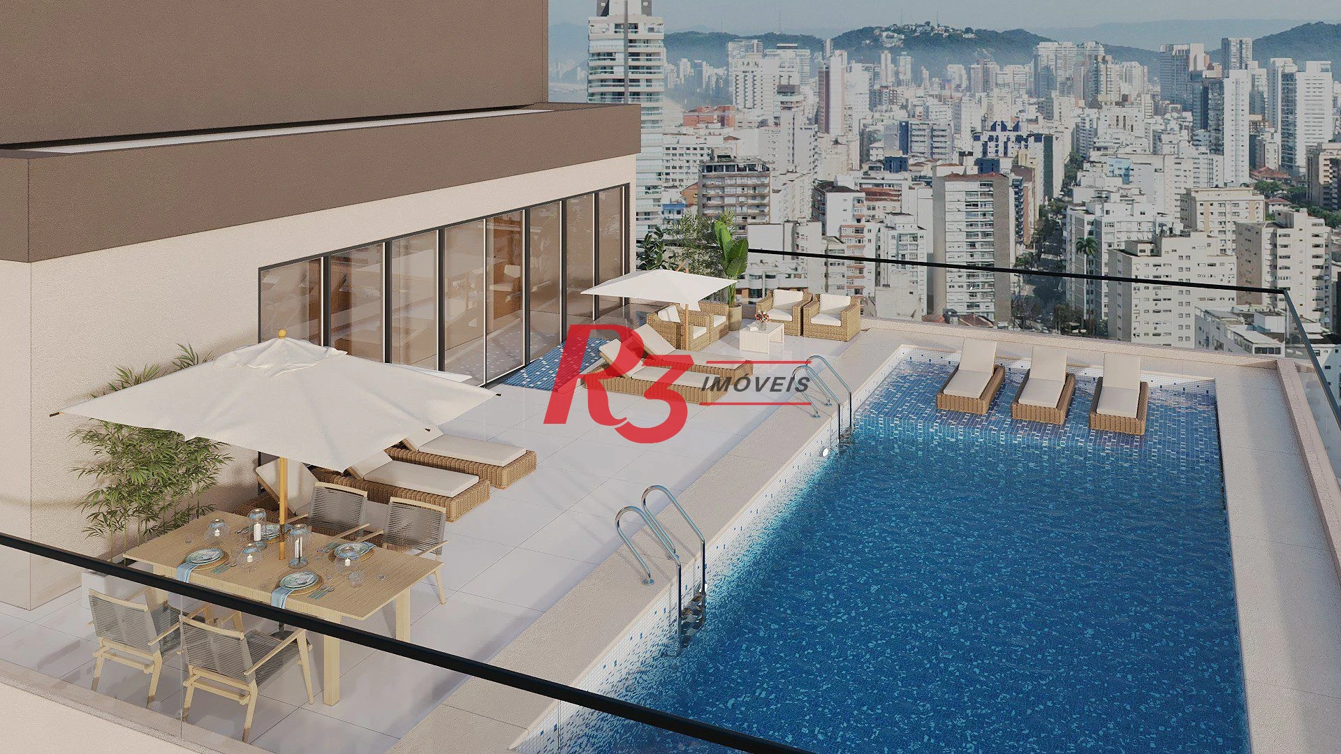 Apartamento à venda, 124 m² por R$ 1.954.671,40 - Boqueirão - Santos/SP