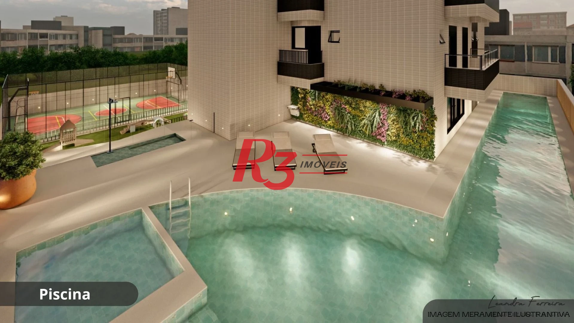 Apartamento à venda, 150 m² por R$ 2.437.511,74 - Aparecida - Santos/SP