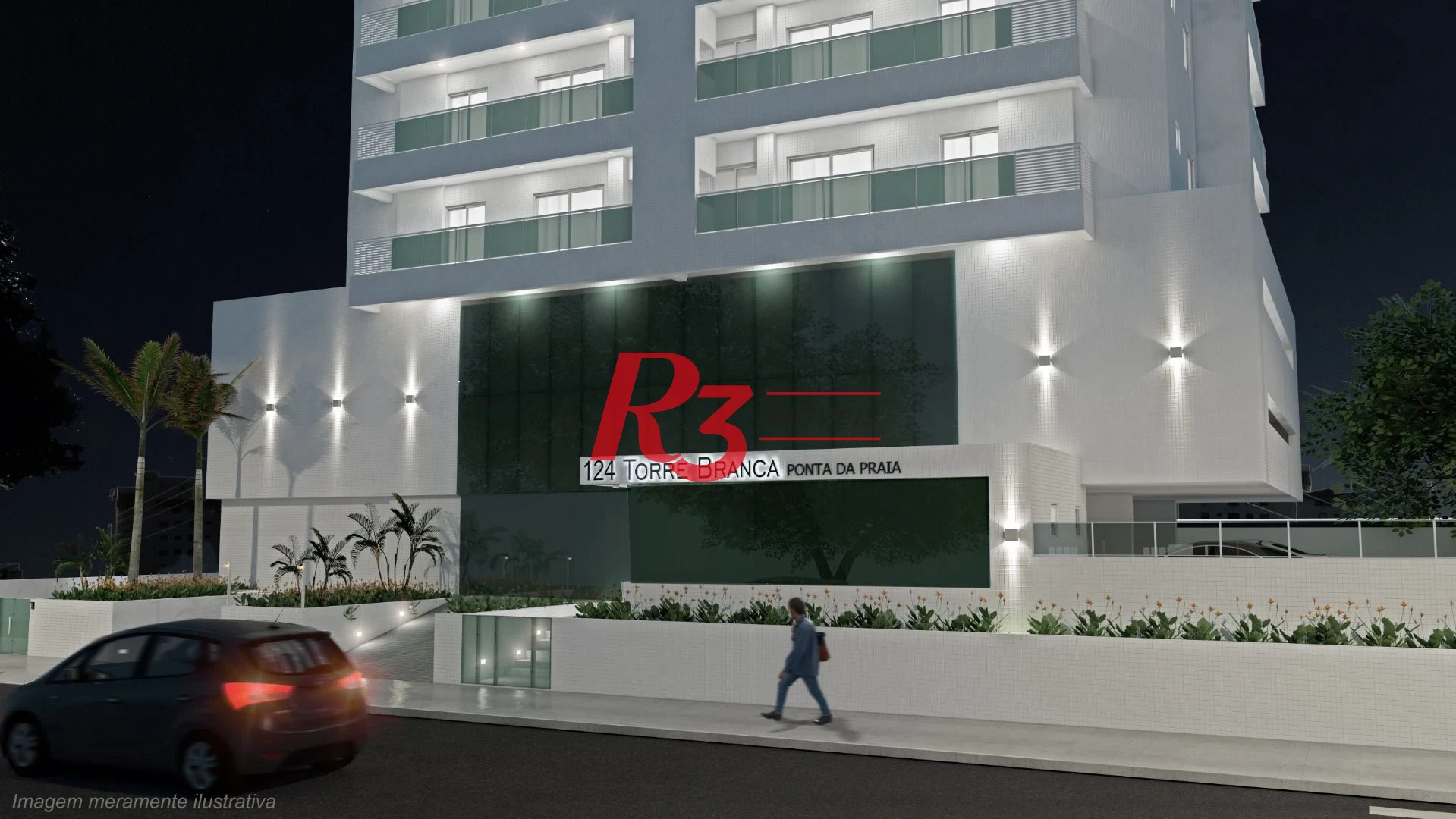 Apartamento com 2 dormitórios para alugar, 73 m² por R$ 4.500,02/mês - Ponta da Praia - Santos/SP