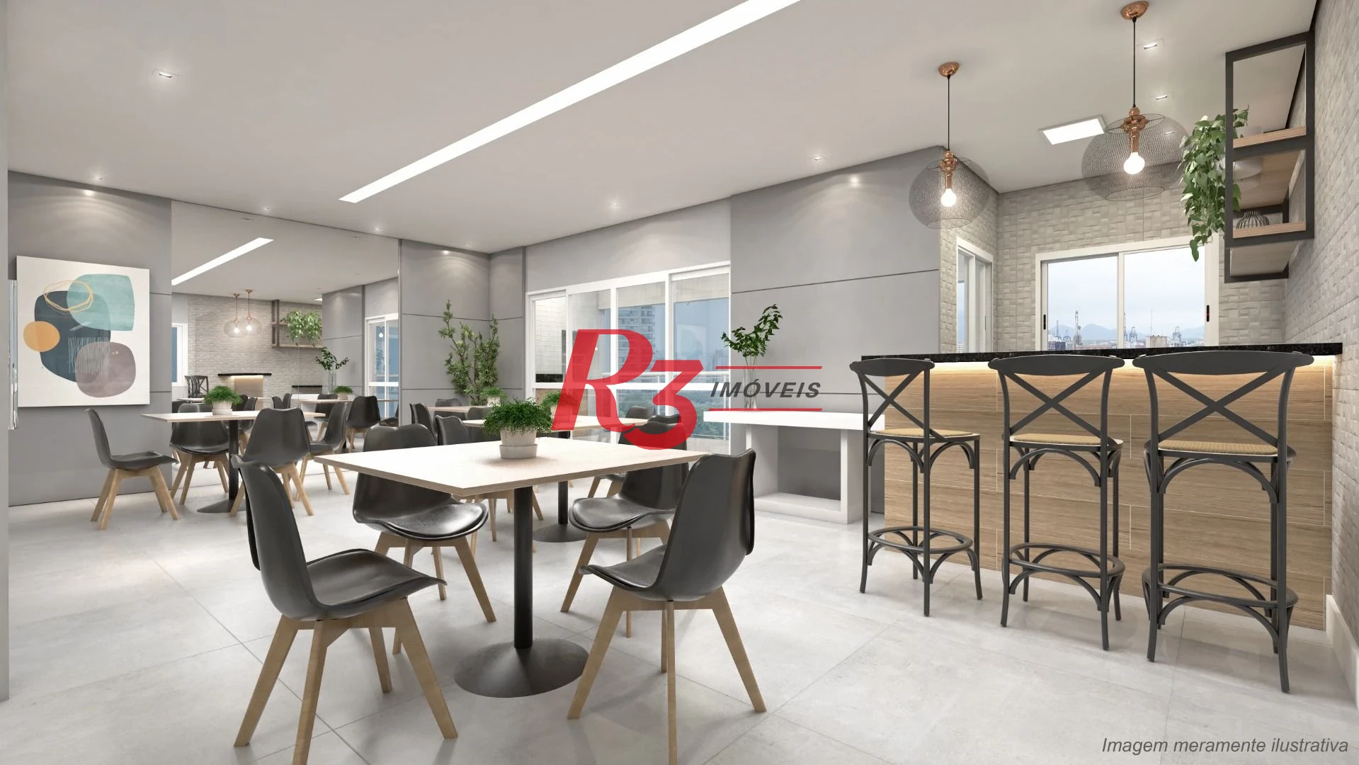 Apartamento com 2 dormitórios para alugar, 73 m² por R$ 4.500,02/mês - Ponta da Praia - Santos/SP