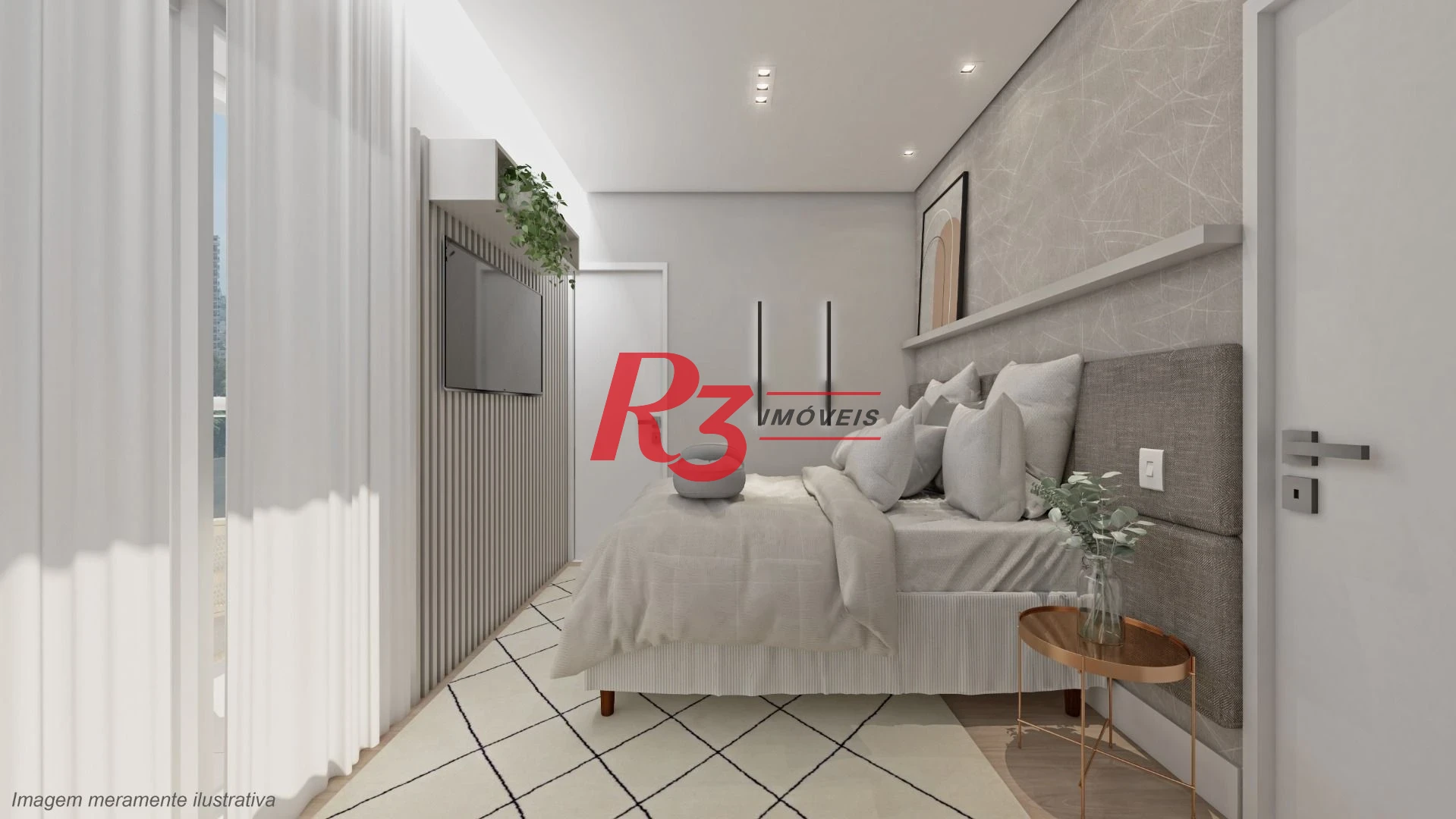 Apartamento com 2 dormitórios para alugar, 73 m² por R$ 4.500,02/mês - Ponta da Praia - Santos/SP