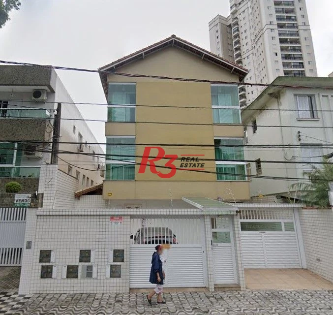 Village com 3 dormitórios à venda, 186 m² por R$ 1.278.000,00 - Gonzaga - Santos/SP