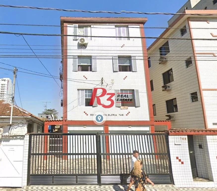 Apartamento com 2 dormitórios à venda, 70 m² - Aparecida - Santos/SP