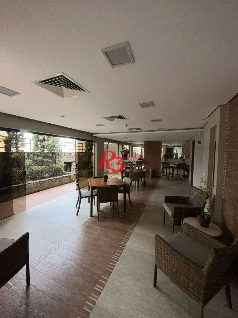 Flat com 1 dormitório, 44 m² - venda por R$ 480.000,00 ou aluguel por R$ 4.500,00/mês - Gonzaga - Santos/SP