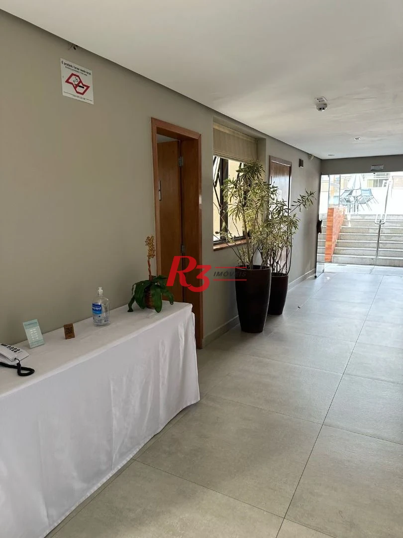 Flat com 1 dormitório, 44 m² - venda por R$ 480.000,00 ou aluguel por R$ 4.500,00/mês - Gonzaga - Santos/SP