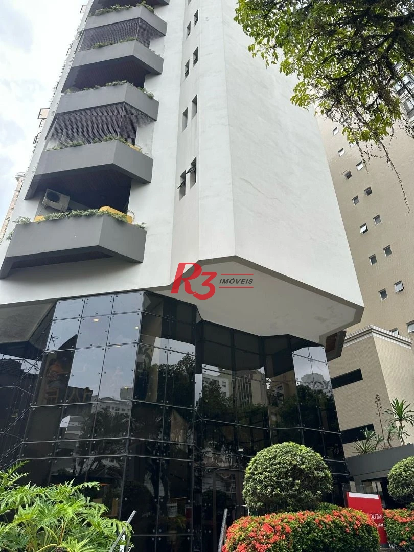 Flat com 1 dormitório, 44 m² - venda por R$ 480.000,00 ou aluguel por R$ 4.500,00/mês - Gonzaga - Santos/SP