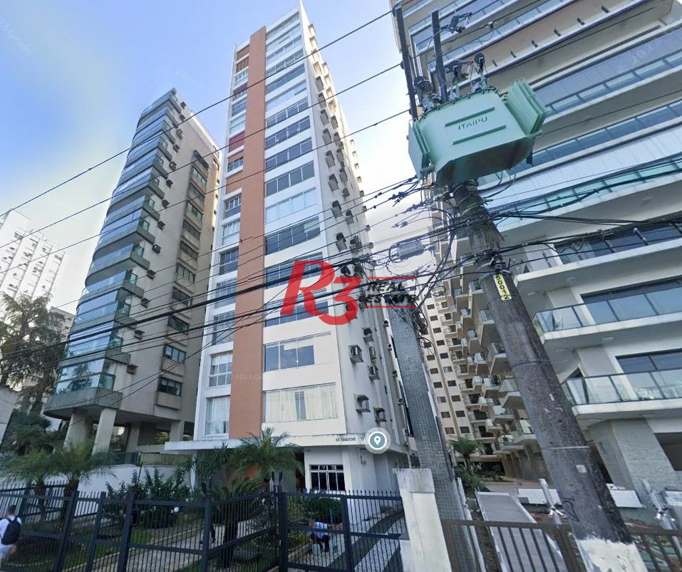 Apartamento com 3 dormitórios à venda, 260 m² por R$ 2.080.000,00 - Embaré - Santos/SP