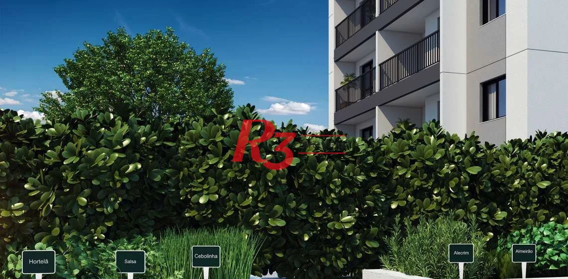 Apartamento à venda, 42 m² por R$ 375.000,00 - Jabaquara - Santos/SP