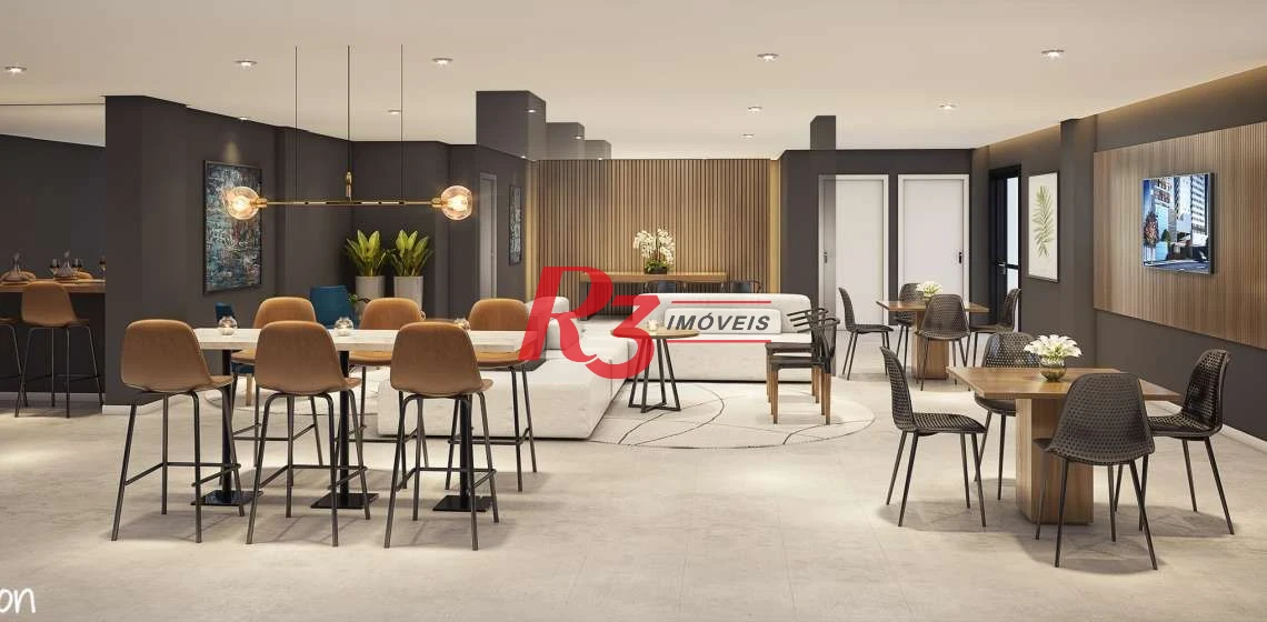 Apartamento à venda, 42 m² por R$ 375.000,00 - Jabaquara - Santos/SP