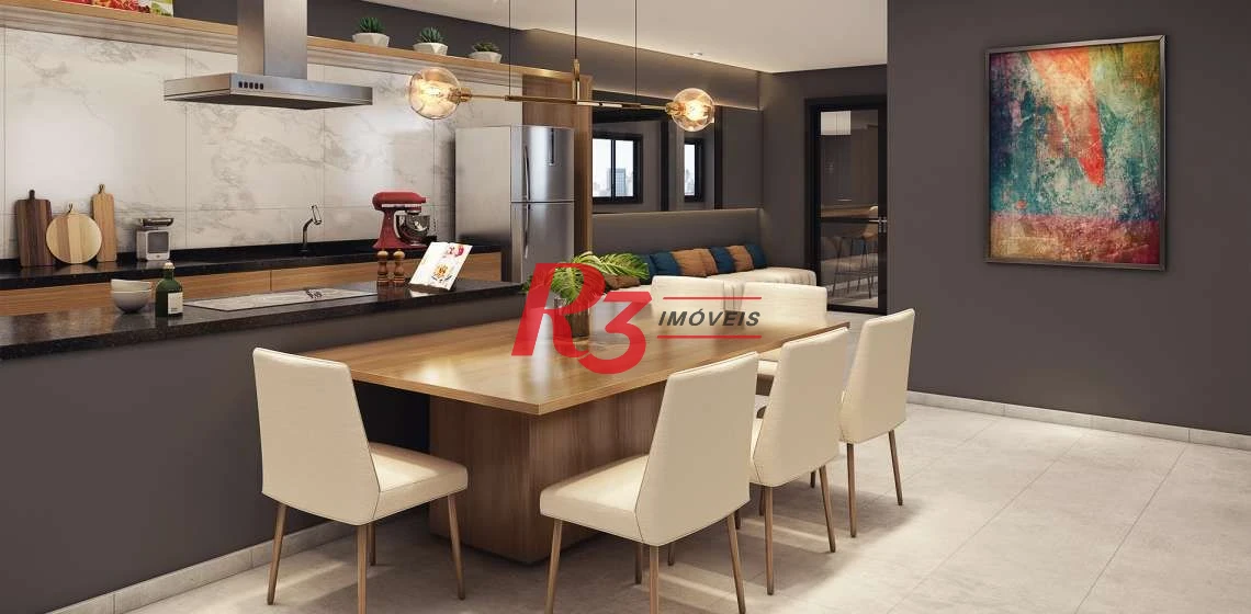 Apartamento à venda, 42 m² por R$ 375.000,00 - Jabaquara - Santos/SP