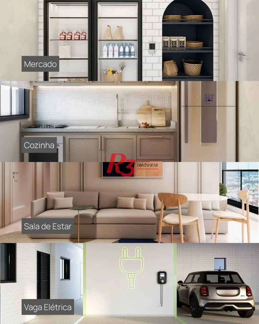 Apartamento à venda, 112 m² por R$ 1.288.000,00 - Marapé - Santos/SP