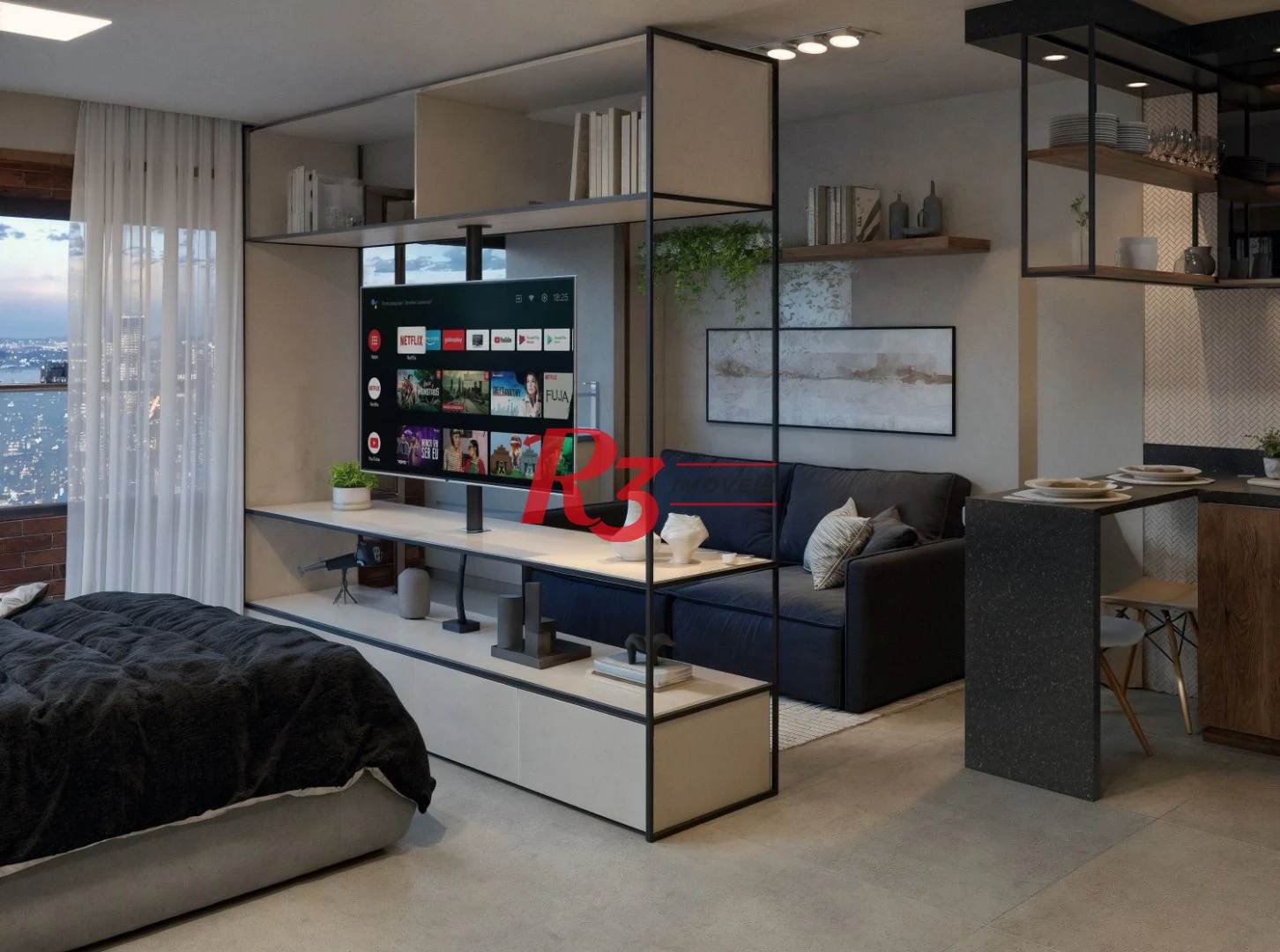 Studio à venda, 36 m² por R$ 325.232,00 - Centro - São Vicente/SP