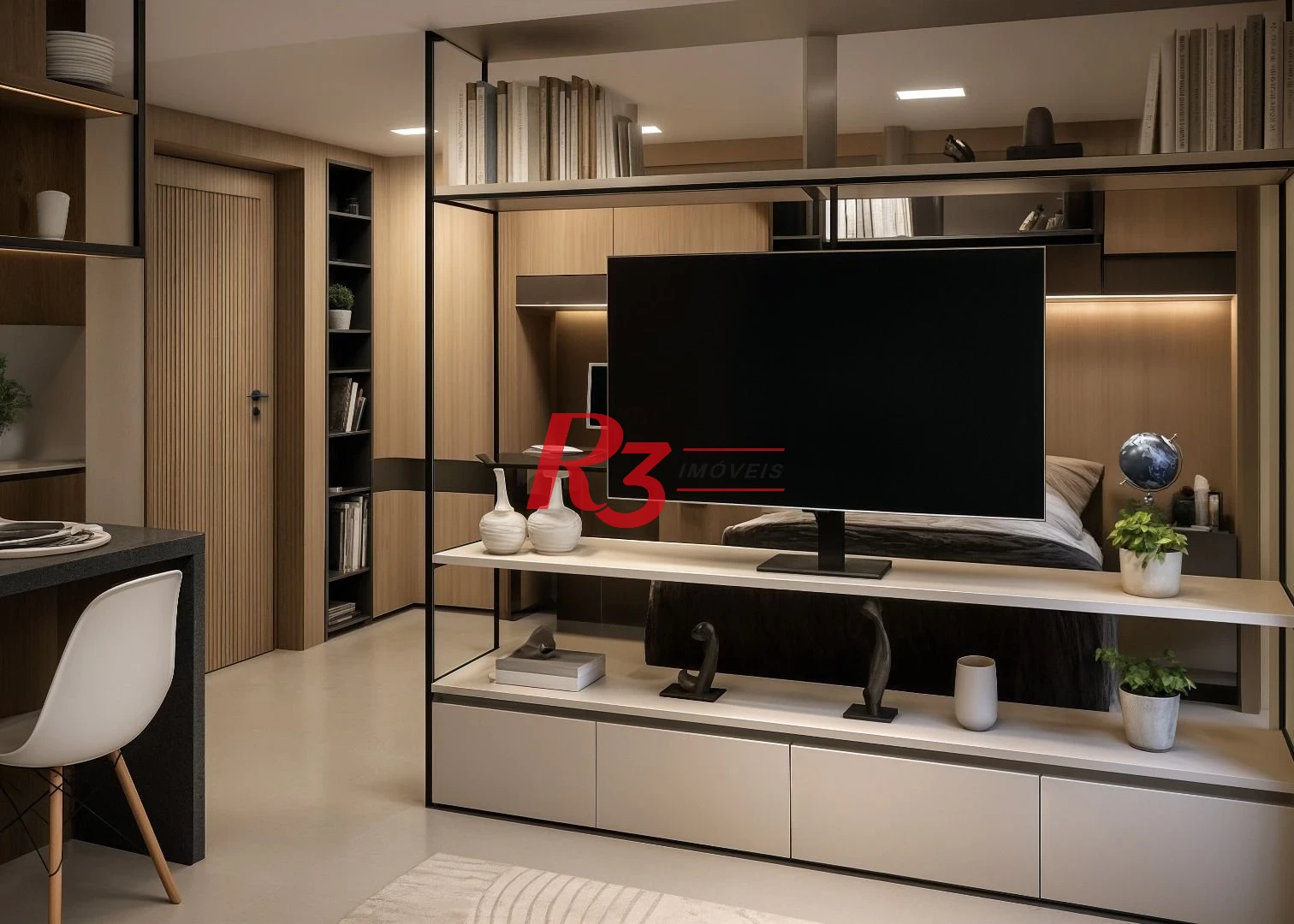 Studio à venda, 36 m² por R$ 325.232,00 - Centro - São Vicente/SP