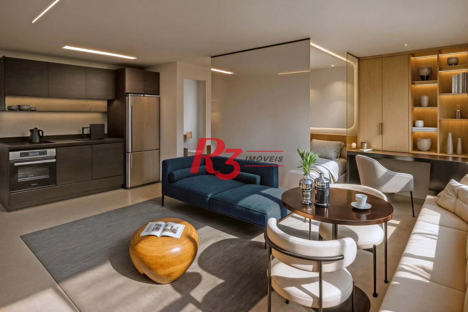 Studio à venda, 36 m² por R$ 325.232,00 - Centro - São Vicente/SP