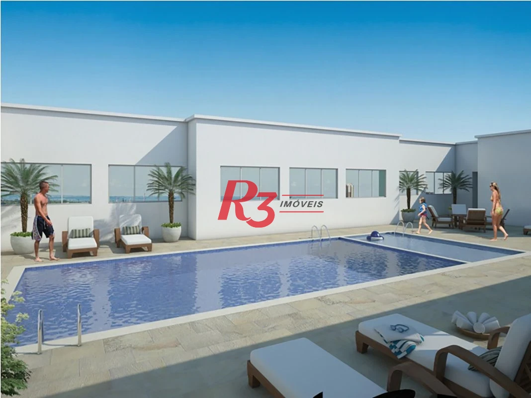 Apartamento Garden com 3 dormitórios à venda, 260 m² por R$ 2.300.000,00 - Embaré - Santos/SP