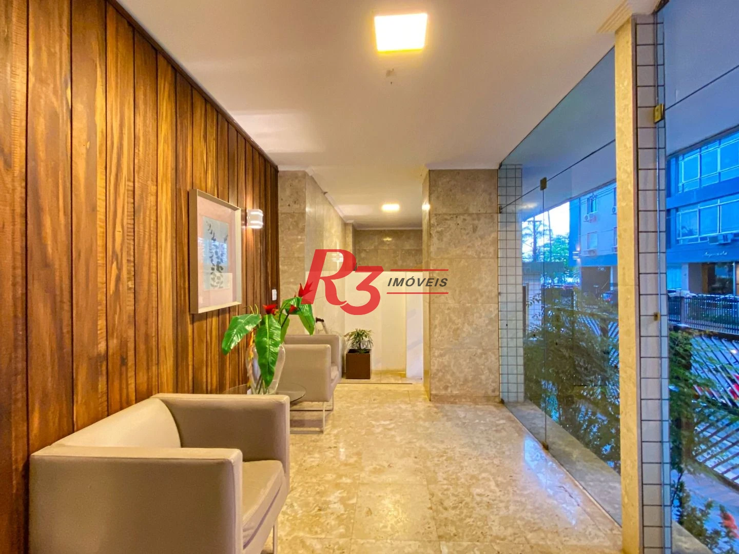 Apartamento com 3 dormitórios à venda, 200 m² por R$ 1.950.000,00 - Boqueirão - Santos/SP