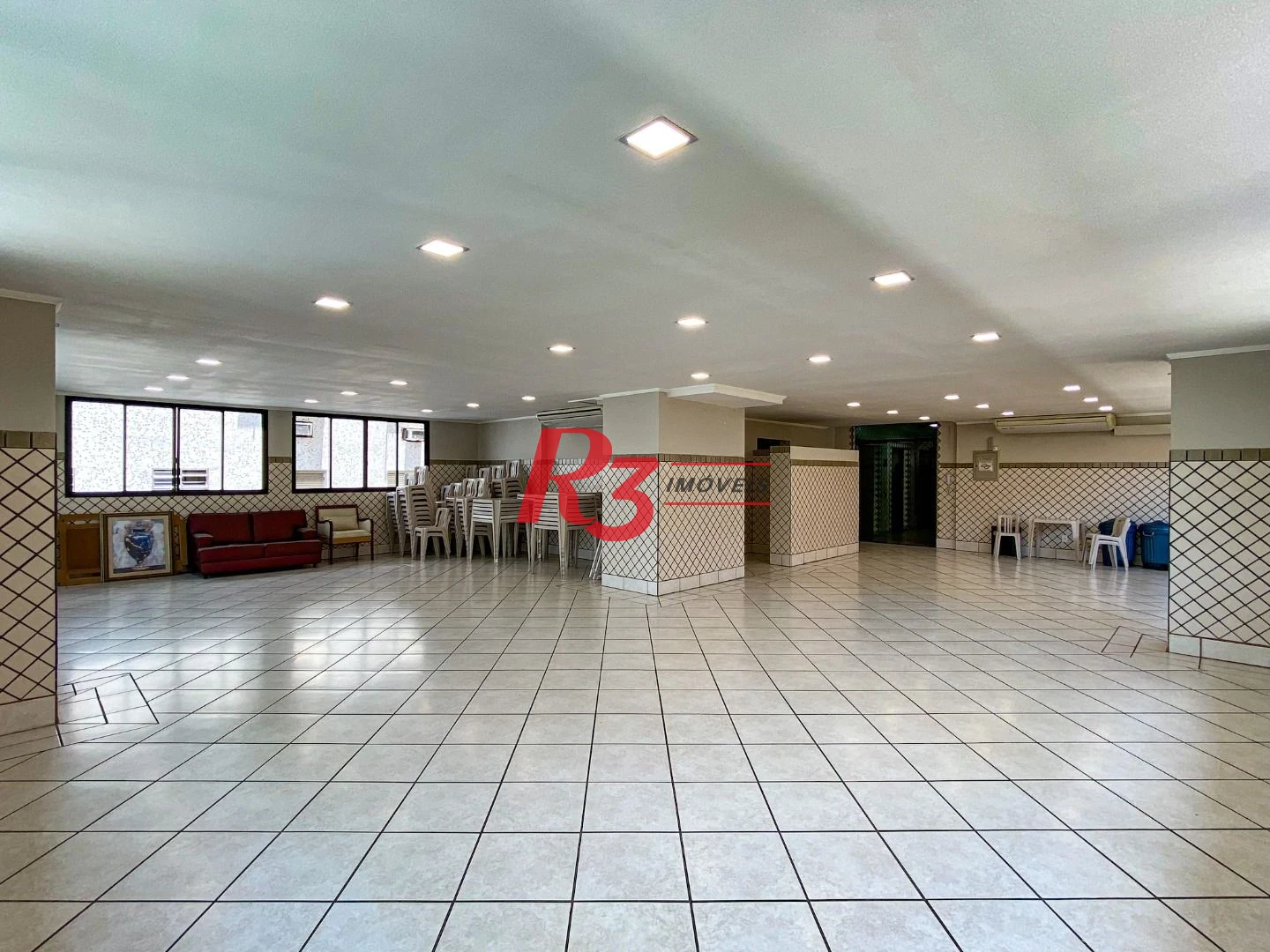 Apartamento com 2 dormitórios para alugar, 124 m² por R$ 4.000,00/mês - Campo Grande - Santos/SP