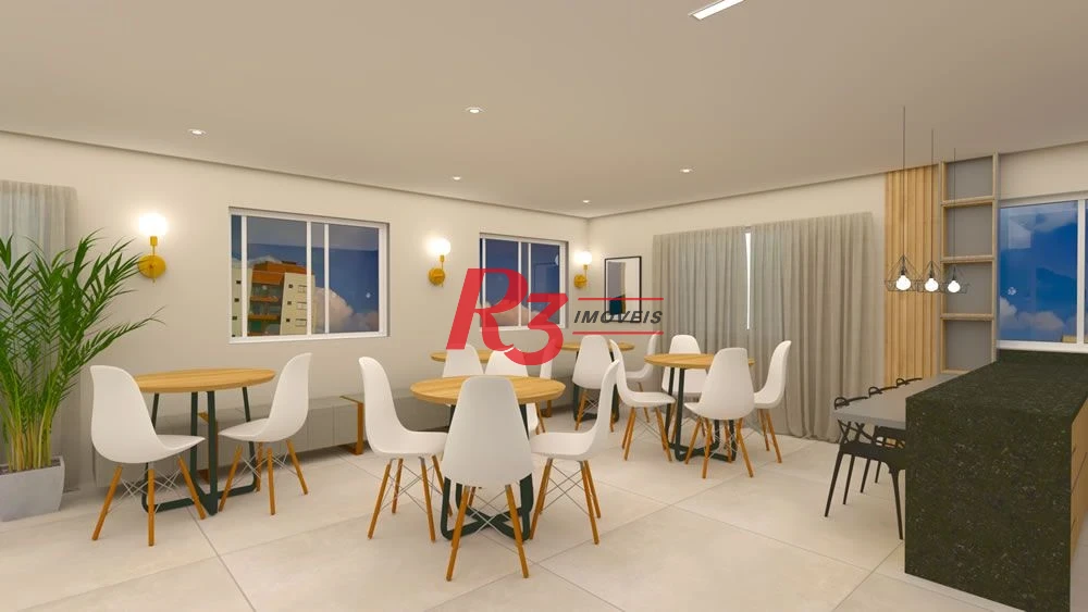 Apartamento à venda, 35 m² por R$ 320.000,00 - Aparecida - Santos/SP