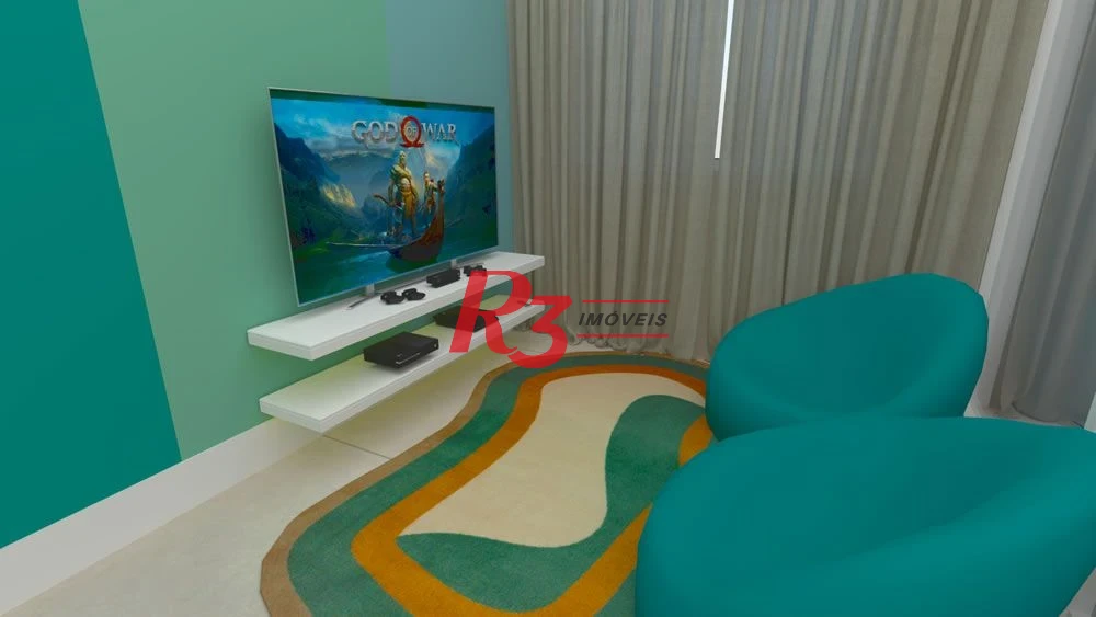Apartamento à venda, 35 m² por R$ 320.000,00 - Aparecida - Santos/SP