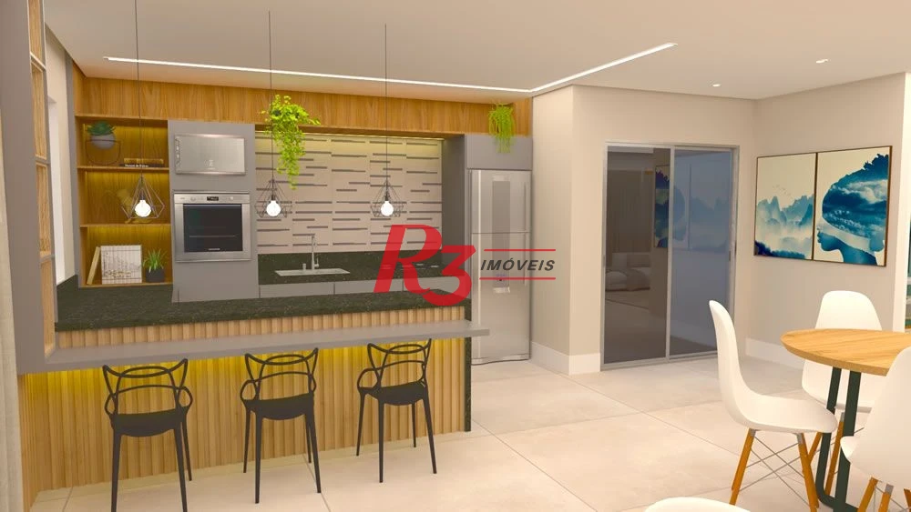 Apartamento à venda, 35 m² por R$ 320.000,00 - Aparecida - Santos/SP