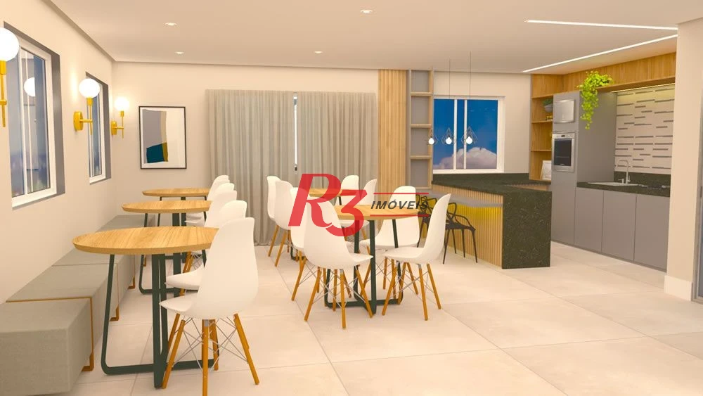Apartamento à venda, 35 m² por R$ 320.000,00 - Aparecida - Santos/SP