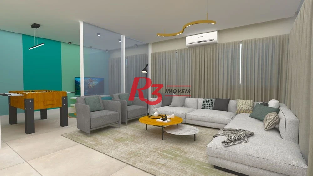 Apartamento à venda, 35 m² por R$ 320.000,00 - Aparecida - Santos/SP
