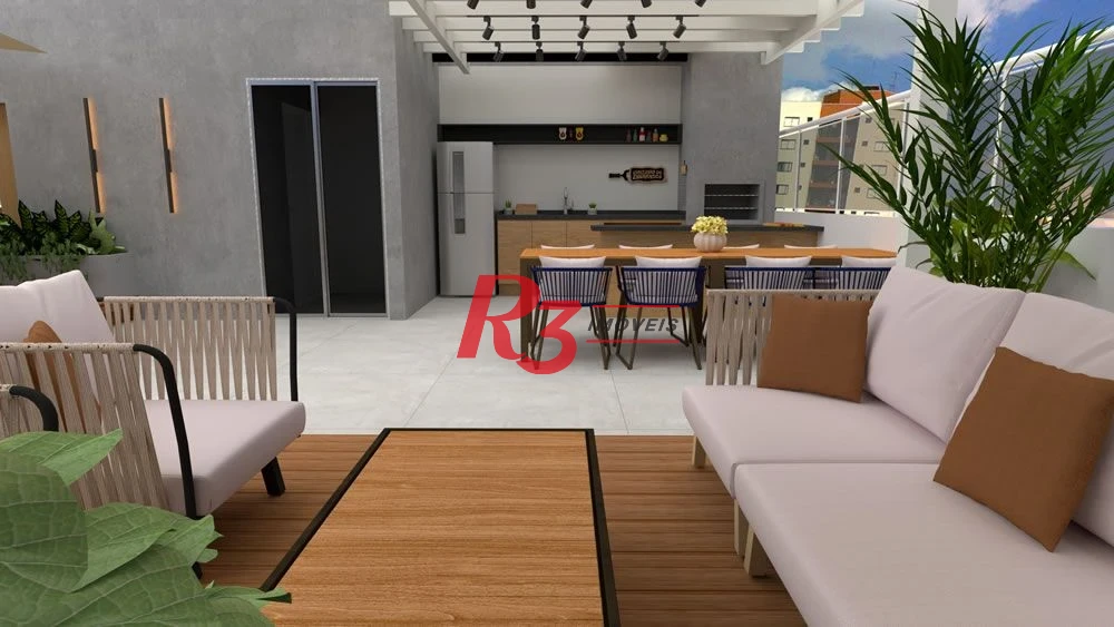 Apartamento à venda, 35 m² por R$ 320.000,00 - Aparecida - Santos/SP