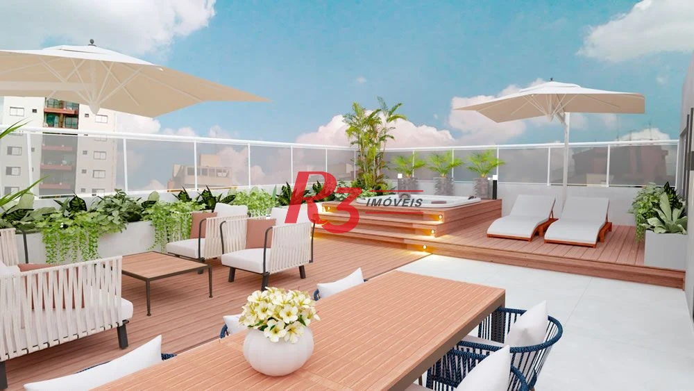 Apartamento à venda, 35 m² por R$ 320.000,00 - Aparecida - Santos/SP