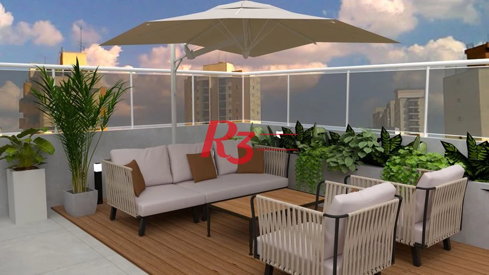 Apartamento à venda, 35 m² por R$ 320.000,00 - Aparecida - Santos/SP