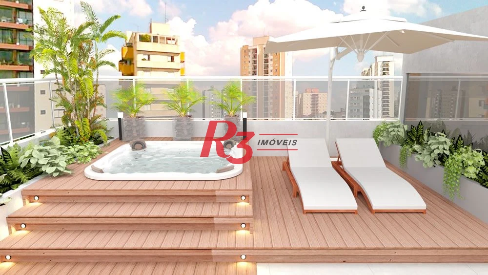 Apartamento à venda, 35 m² por R$ 320.000,00 - Aparecida - Santos/SP