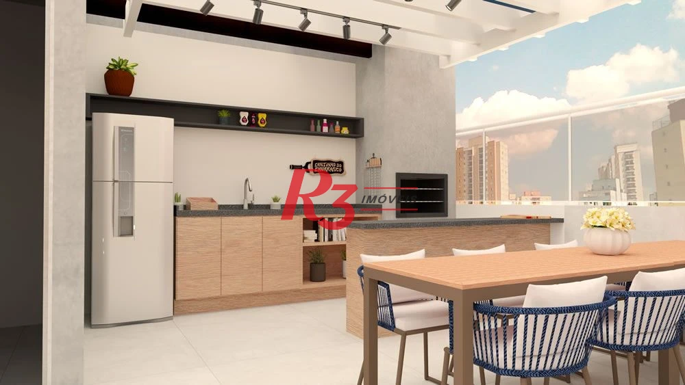 Apartamento à venda, 35 m² por R$ 320.000,00 - Aparecida - Santos/SP