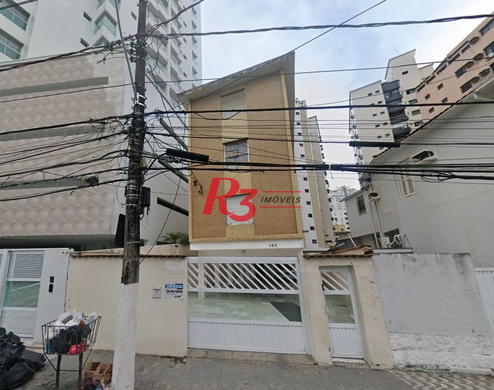 Apartamento com 3 dormitórios à venda, 85 m² por R$ 480.000,00 - Boqueirão - Santos/SP