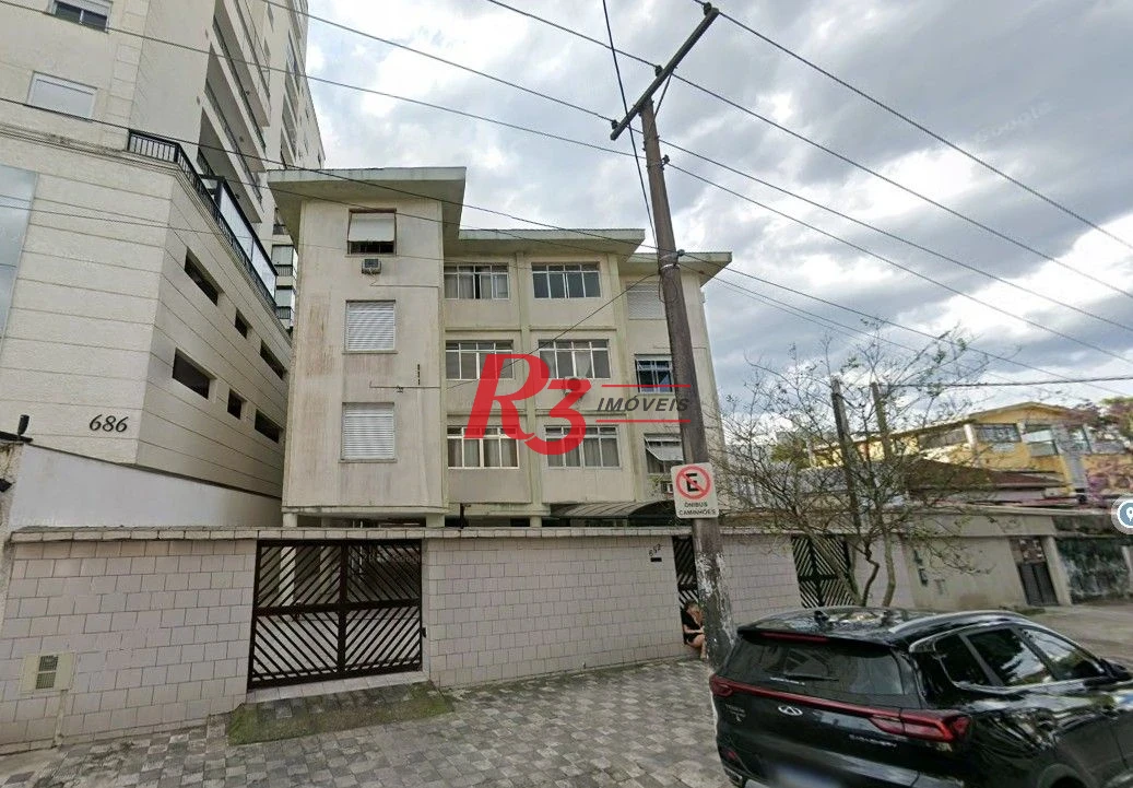 Apartamento com 2 dormitórios à venda, 72 m² por R$ 340.000,00 - Marapé - Santos/SP