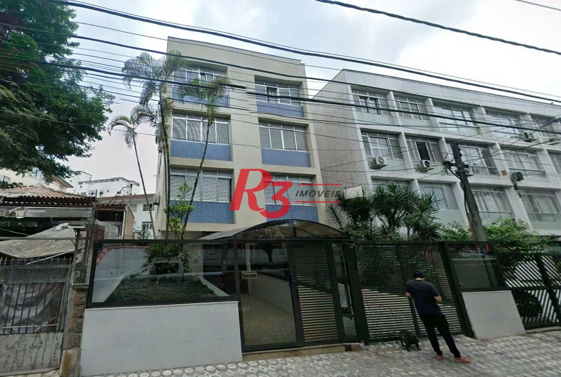 Apartamento com 2 dormitórios à venda, 60 m² por R$ 430.000,00 - Embaré - Santos/SP