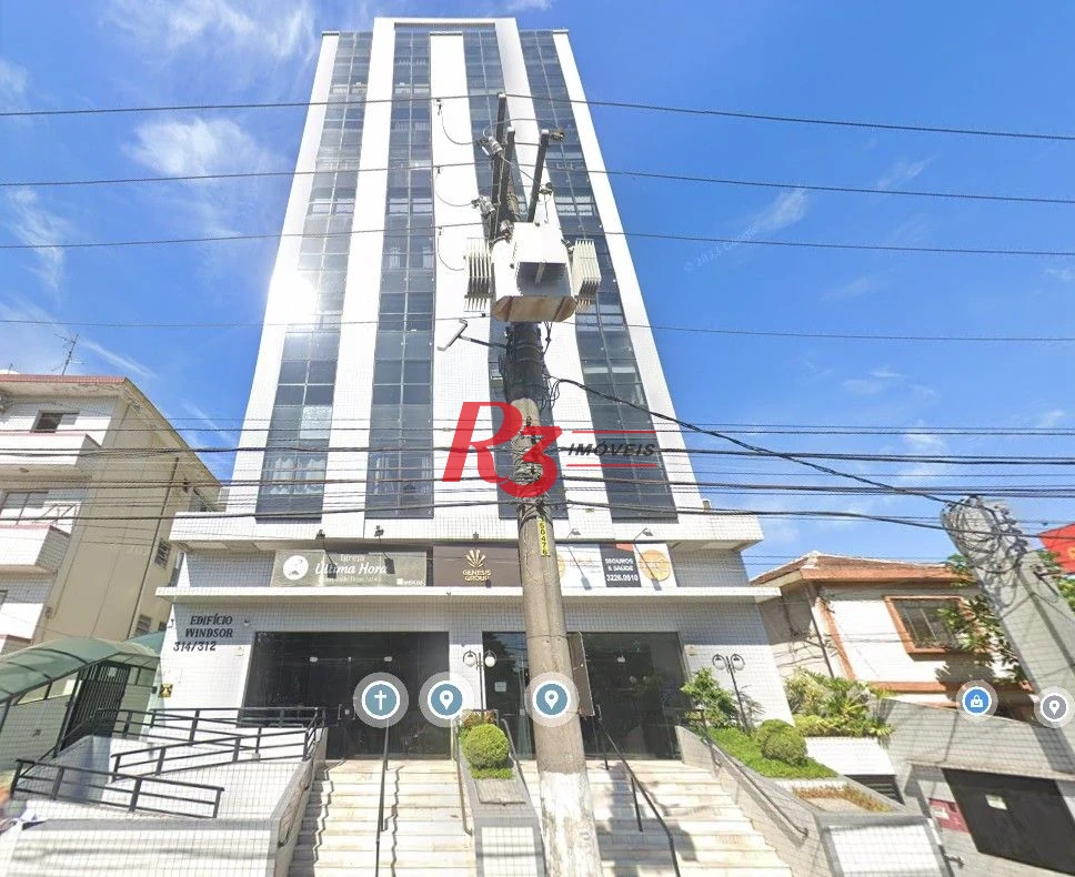 Conjunto para alugar, 57 m² por R$ 3.400,00/mês - Embaré - Santos/SP