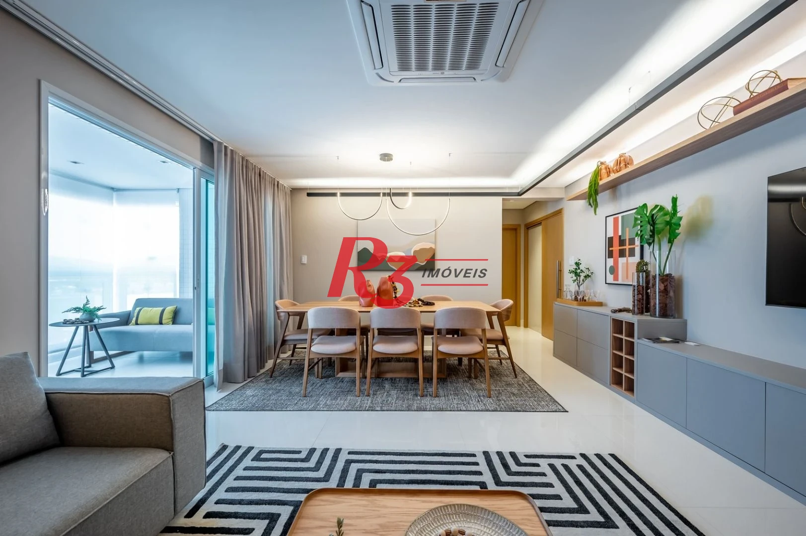 Apartamento com 3 dormitórios à venda, 166 m² por R$ 3.200.000,00 - Ponta da Praia - Santos/SP