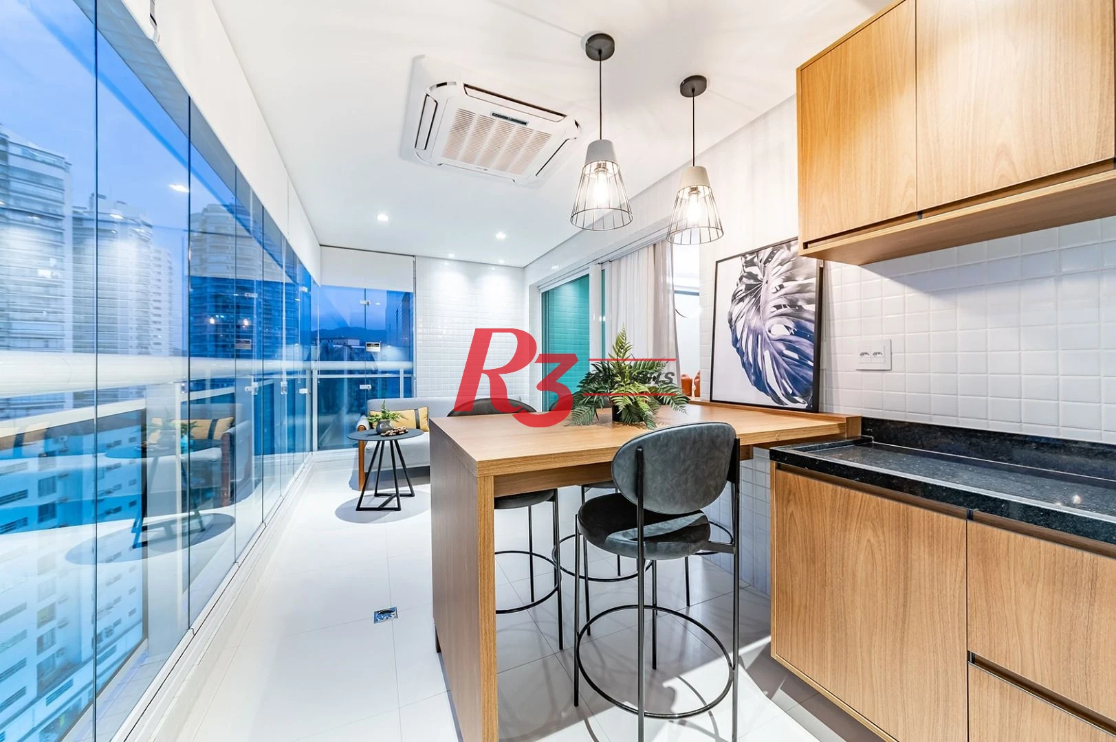 Apartamento com 3 dormitórios à venda, 166 m² por R$ 3.200.000,00 - Ponta da Praia - Santos/SP