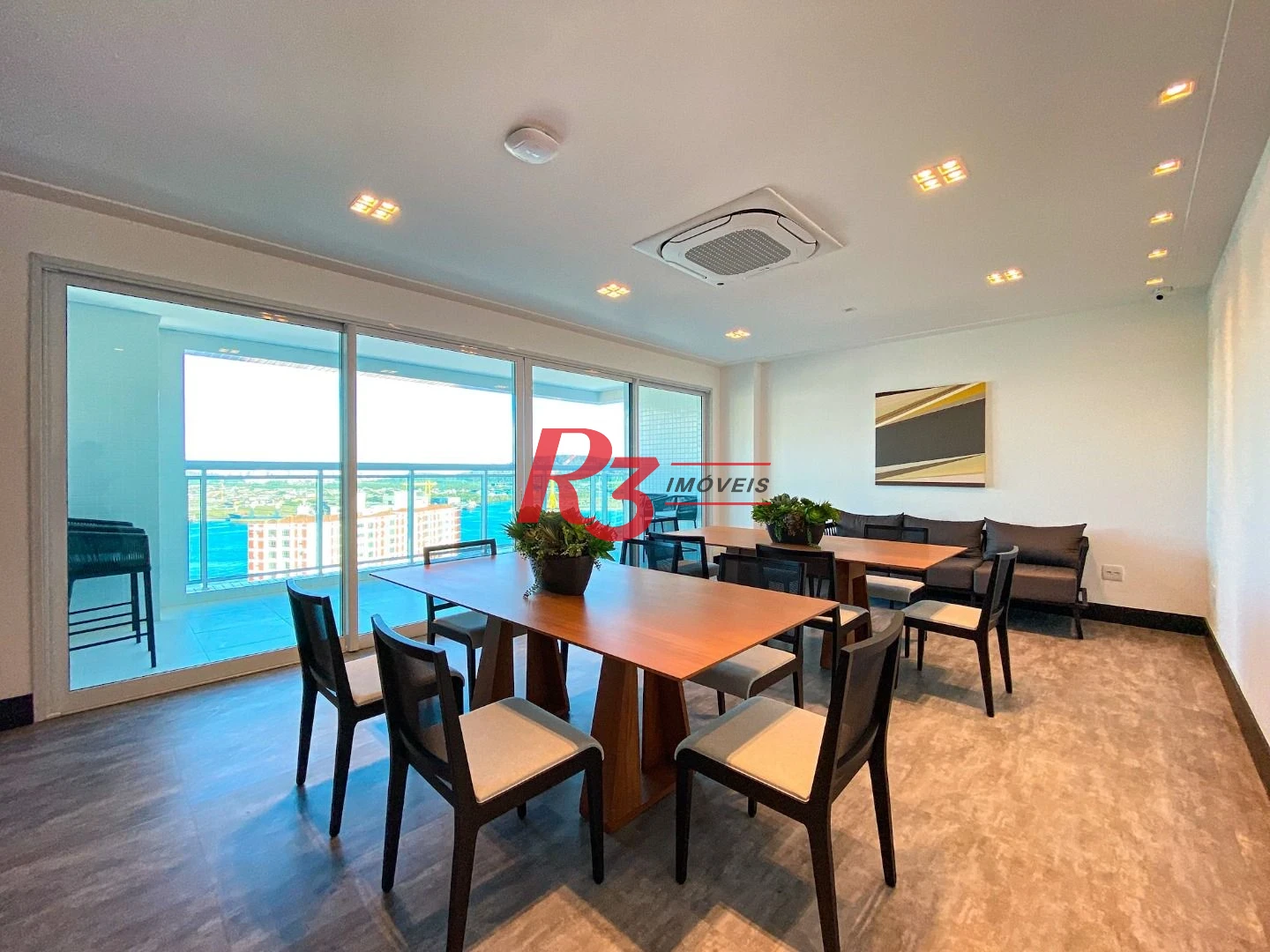 Apartamento com 3 dormitórios à venda, 166 m² por R$ 3.200.000,00 - Ponta da Praia - Santos/SP