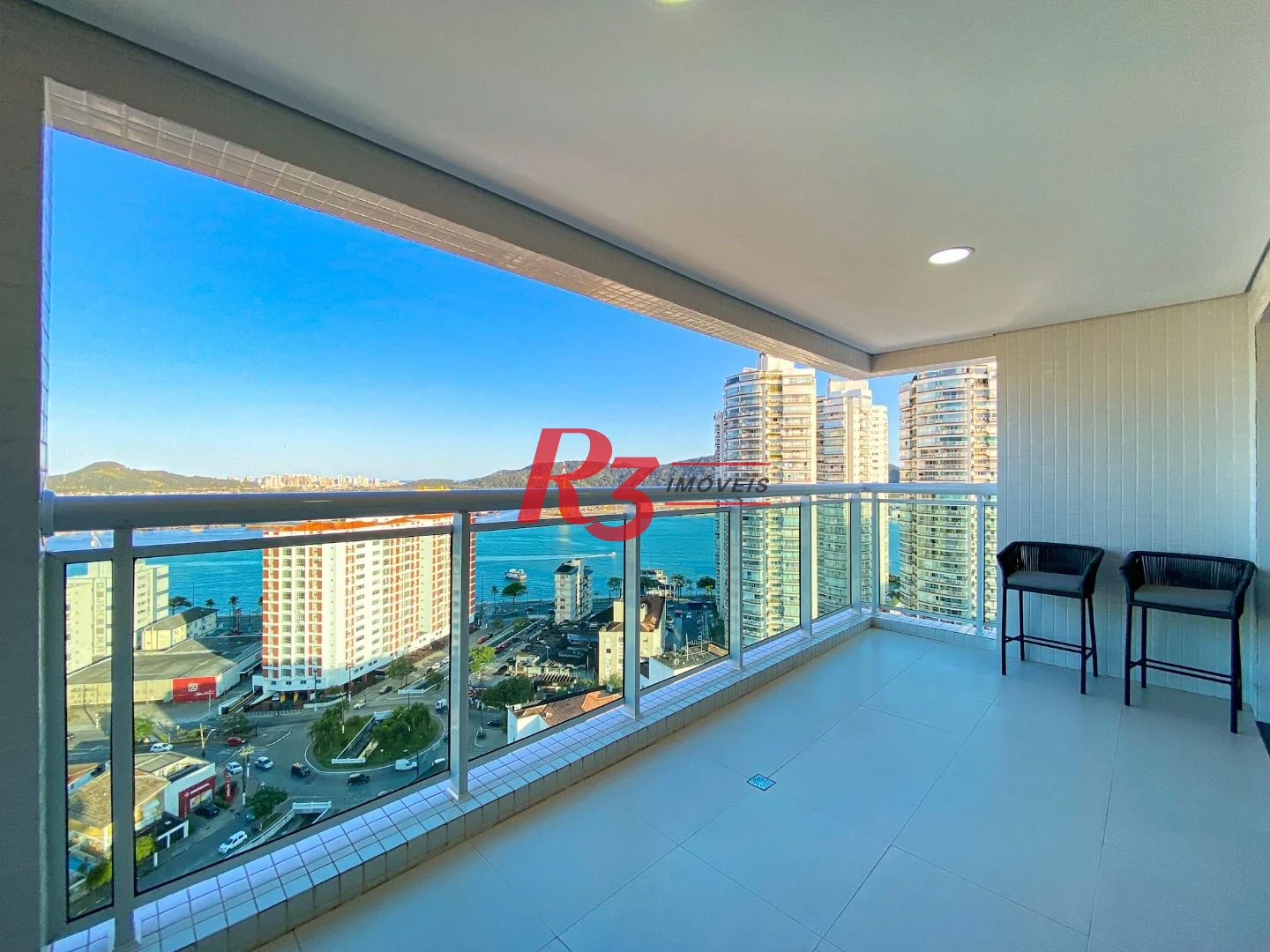 Apartamento com 3 dormitórios à venda, 166 m² por R$ 3.200.000,00 - Ponta da Praia - Santos/SP