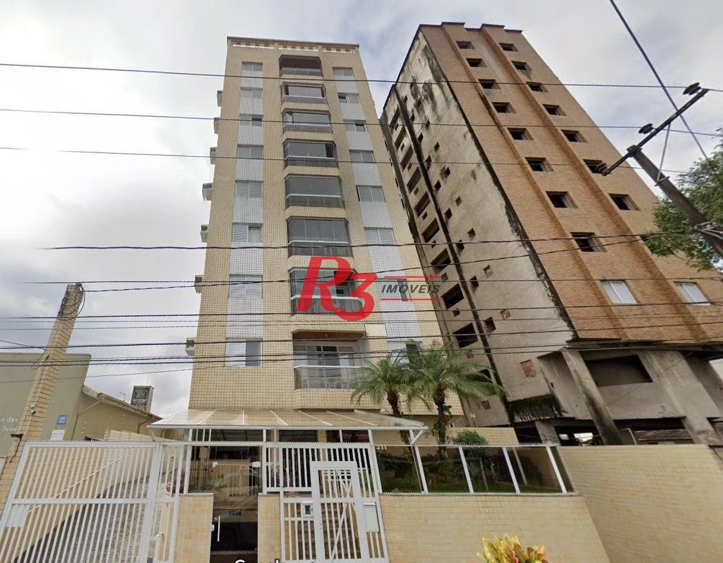 Apartamento com 2 dormitórios à venda, 90 m² por R$ 800.000,00 - Embaré - Santos/SP