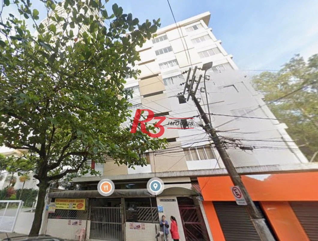 Apartamento com 2 dormitórios à venda, 91 m² por R$ 470.000,00 - José Menino - Santos/SP