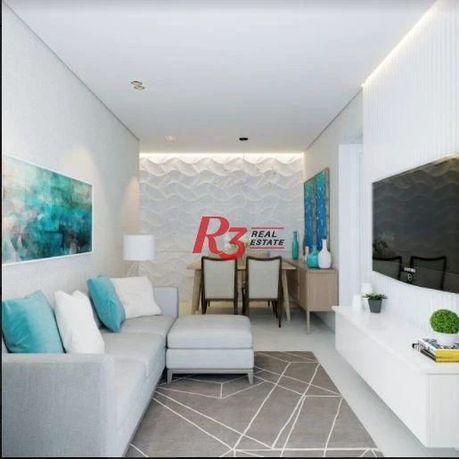 Apartamento com 2 dormitórios à venda, 69 m² por R$ 499.000,00 - Vila Guilhermina - Praia Grande/SP