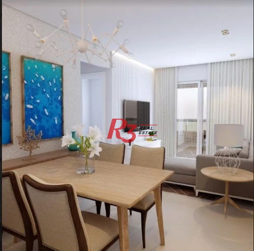 Apartamento com 2 dormitórios à venda, 69 m² por R$ 499.000,00 - Vila Guilhermina - Praia Grande/SP