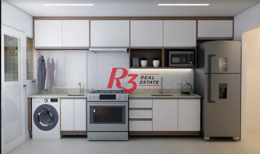 Apartamento com 2 dormitórios à venda, 69 m² por R$ 499.000,00 - Vila Guilhermina - Praia Grande/SP
