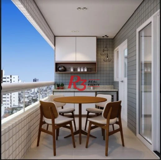 Apartamento com 2 dormitórios à venda, 69 m² por R$ 499.000,00 - Vila Guilhermina - Praia Grande/SP
