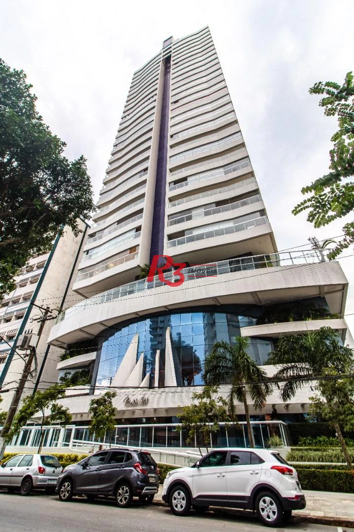 Apartamento Garden, 280 m² - venda por R$ 4.500.000,00 ou aluguel por R$ 25.000,00/mês - Aparecida - Santos/SP